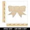 Bow Ribbon Outline Unfinished Wood Shape Piece Cutout for DIY Craft Projects